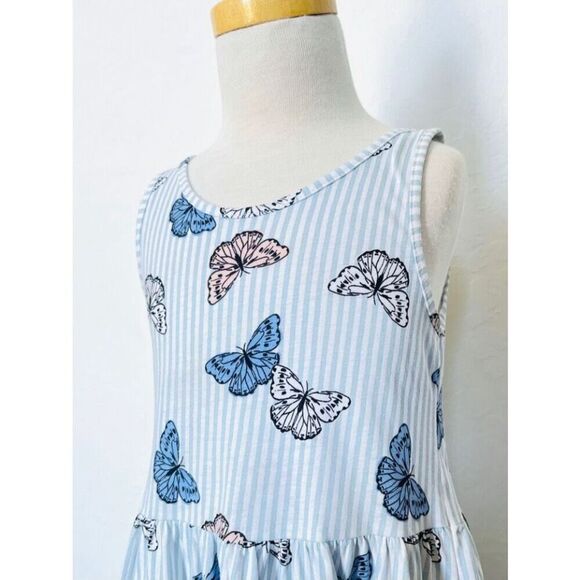 3/$30 H&M Kids Toddler Girls 4/5 Butterfly Print Tank Knit Dress As Is - Picture 6 of 8